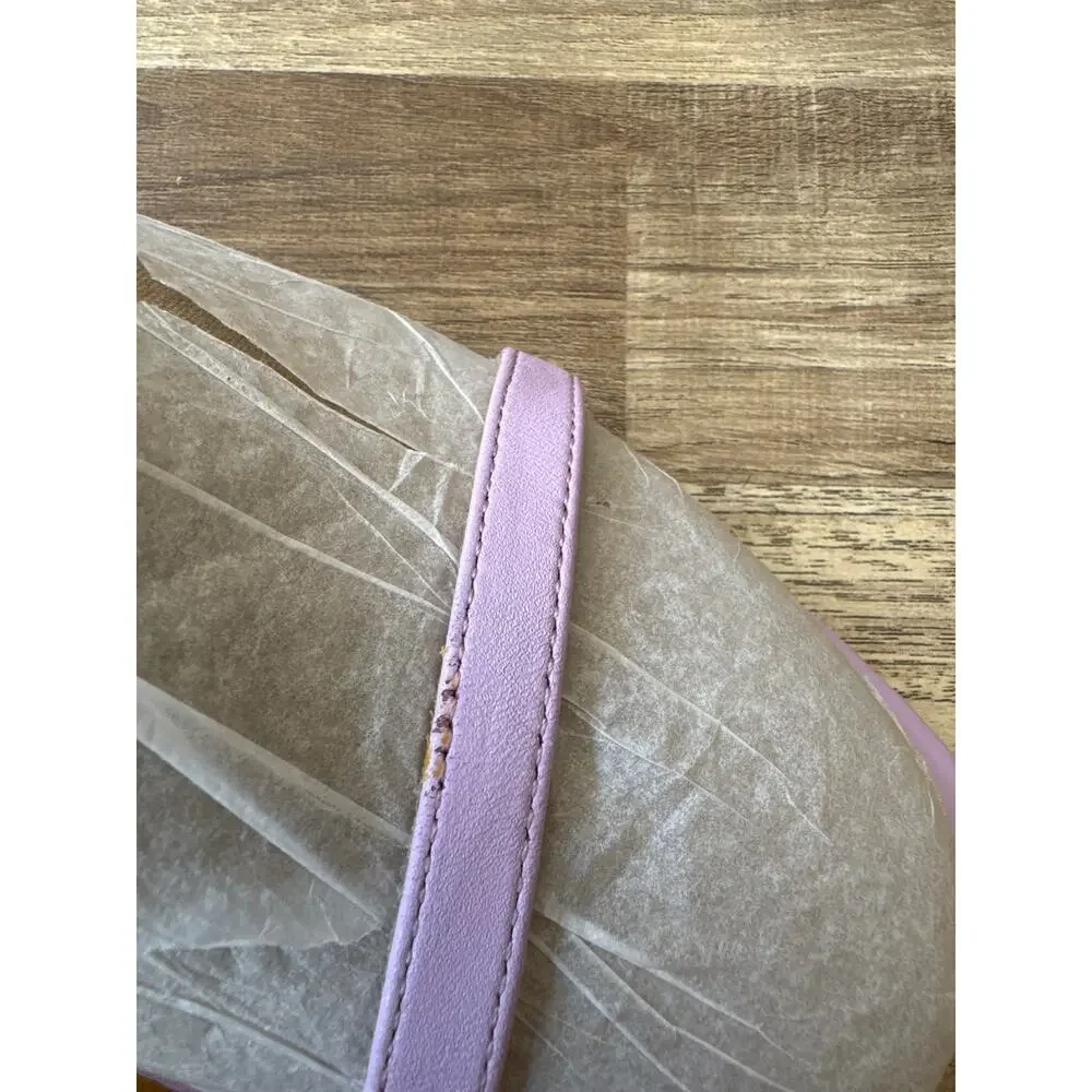 Women's Jagger the Label Double Strap Sprung Flat in Lilac size 9 Soft Girl Boho - Picture 3 of 5